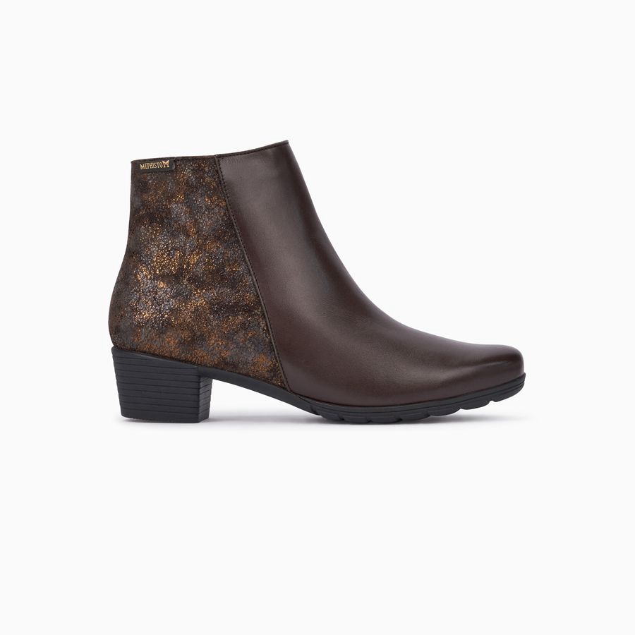 Mephisto ILSA Læder Sko 3012549-WR - Støvler Dame Mørke Brune